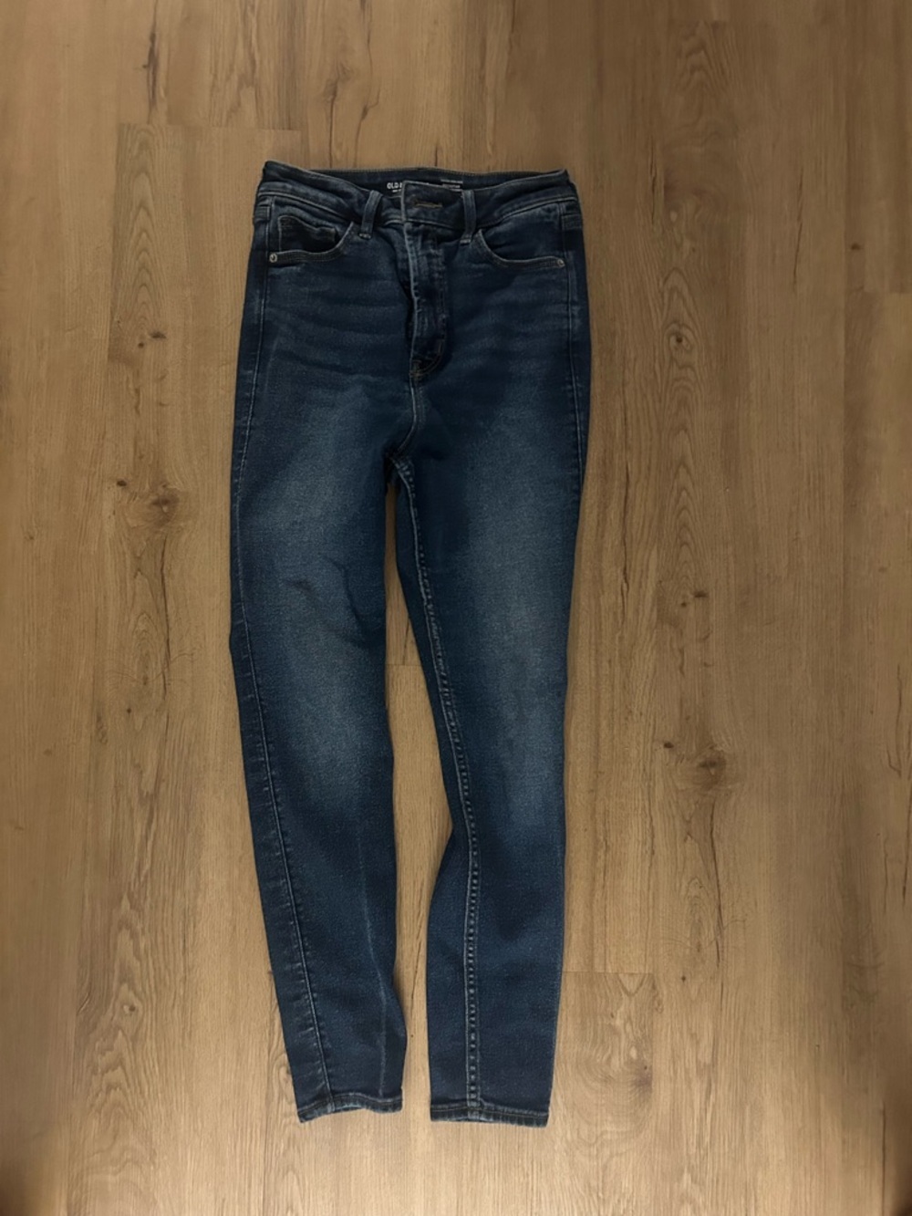 Women's Dark Blue High-Rise Skinny Jeans